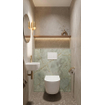 QeramiQ Dely Toiletset - Geberit UP100 inbouwreservoir - witte bedieningsplaat - toilet - zitting - glans wit SW656671