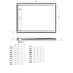 Xenz easy-tray sol de douche 150x90x5cm rectangle acrylique blanc SW379266