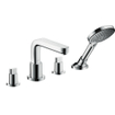 Hansgrohe Universel Garniture de base 4 trous pour robinet de bain sur gorge 0451495