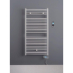 Radiateur électrique de serviettes Instamat Robina, dimensions H 1885 x L 600 mm, incluant des consoles murales, standard blanc SW416967
