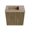 Mondiaz JOYA-DLUX 40cm meuble de toilette - couleur Dusk - Lavabo FAYE position Gauche Sans trou de robinet couleur Saba. SW1426038