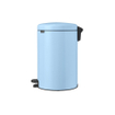 Brabantia NewIcon Poubelle à pédale - 20 litres - seau intérieur en plastique - dreamy blue SW1117469