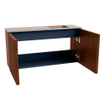Mondiaz JOYA-DLUX 80cm toiletmeubel - kleur Ruby - Wastafel FAYE positie Rechts 1 kraangat kleur Saba. SW1425586