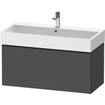 Duravit D-neo Meuble sous vasque 98.4x44.2x44cm 1 tiroir Graphite mat SW641029