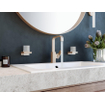 Hansgrohe Metropol wastafelkraan 230 met push open waste m. 120° draaibare uitloop 16.5cm brushed bronze SW297570