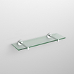 Clou Flat tablette 45x14.2x4.8cm verre Chrome SW9760