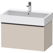 Duravit D-neo Meuble sous vasque 78.4x44.2x44cm 1 tiroir Taupe mat SW641073