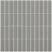 The Mosaic Factory London mozaïektegel - 30x30cm - wand en vloertegel - Rechthoek - Porselein Dark Grey Mat SW382562