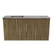 Mondiaz JOYA-DLUX 80cm toiletmeubel - kleur Dusk - Wastafel FAYE positie Links 1 kraangat kleur Sombra. SW1426136