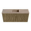Mondiaz JOYA-DLUX 90cm meuble de toilette - couleur Dusk - Vasque FAYE position Milieu 1 trou de robinet couleur Saba. SW1426062