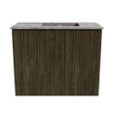 Mondiaz JOYA-DLUX 50cm meuble de salle de bains - couleur Shadow - Vasque FAYE position Droite 1 trou de robinet couleur Sombra. SW1425173