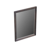 Forzalaqua Reno 2.0 miroir 59,5x80cm Rectangulaire sans éclairage avec cadre Chêne massif Charcoal SW492677