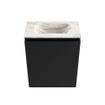 MONDIAZ TURE-DLUX Meuble toilette - 40cm - Urban - EDEN - vasque Frappe - position centrale - sans trou de robinet SW1102610