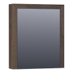 BRAUER Massief eiken spiegelkast 60x70x15cm met 1 rechtsdraaiende spiegeldeur Hout Black oak SW223482