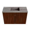 Mondiaz JOYA-DLUX Meuble de salle de bains 60cm - couleur Ruby - Vasque FAYE position Milieu 1 trou de robinet couleur Oza. SW1425497