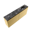 MONDIAZ TURE-DLUX Meuble de toilettes 120 cm Oro. EDEN lavabo Lava position droite. Sans trou de robinet. SW1103962