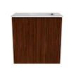 Mondiaz JOYA-DLUX Meuble de toilette 40cm - couleur Ruby - Vasque FAYE position Droite 1 trou de robinet couleur Glace. SW1423516