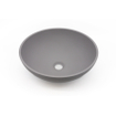 Zeza Element Waskom - 41x41x14cm - solid surface - mat licht grijs SW1439449