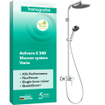 Hansgrohe Activera s showerpipe 240 - 1 jet - EcoSmart - mitigeur - chrome SW1388018