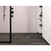 La Mosaic Factory Paris carreau mosaïque - 25,5x31,5cm - carrelage mural - Hexagone/Hexagone - Porcelaine Rose Brillant SW471151