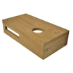 Wiesbaden Oak tablette 40 x 21 x 10 cm droite SW296023