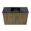 Mondiaz JOYA-DLUX 60cm toiletmeubel - kleur Dusk - Wastafel FAYE positie Midden 1 kraangat kleur Lava. SW1423202