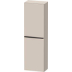 Duravit D-Neo halfhoge kast 40x24x132cm Rechtsdraaiend Taupe Mat SW640546