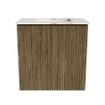 Mondiaz JOYA-DLUX 40cm toiletmeubel - kleur Dusk - Wastafel FAYE positie Midden Zonder kraangat kleur Frappe. SW1423059