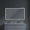 Villeroy & Boch My view armoire de toilette encastrée - 130x75cm - 3 portes 3 prise de courant LED SW641678