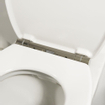Tiger Boston Toiletbril Softclose Duroplast Wit/RVS 37x5.5x45cm SW25349