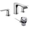 Hansgrohe vivenis mélangeur lavabo 3 trous 90 avec vidage automatique chromé SW642515