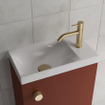 Crosswater MPRO Robinet de lavabo - laiton brossé (or) SW1108484