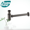 FugaFlow Eccelente Sobrado Siphon lavabo bas Gun metal SW1124173