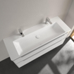 Villeroy & boch subway 3.0 lavabo de meuble 130x47x17cm rectangle 2 trous de robinet sans trou de trop-plein blanc alpin gloss ceramic SW701015