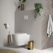 Brauer Gold Edition Toilet Accessoireset - 3-delig - PVD - geborsteld goud SW1164593