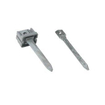 Walraven BIS Goupille murale pour collier PVC B galvanisé à chaud type 140 65 mm 1740083