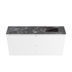 MONDIAZ TURE-DLUX Meuble toilette - 100cm - Talc - EDEN - vasque Lava - position droite - 1 trou de robinet SW1103680