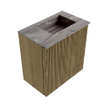 Mondiaz JOYA-DLUX 40cm meuble de toilette - couleur Dusk - Vasque FAYE position Droite 1 trou de robinet couleur Sombra. SW1426108