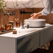 Hansgrohe Finoris ensemble de finition pour mitigeur de lavabo encastré 1- levier noir mat SW651252