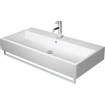 Duravit Vero Air Wastafel - 100x47cm - 2 kraangaten - met overloop - geslepen - wondergliss - wit SW156941