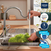 Grohe Start Loop Keukenkraan - 1-gats - hoge draaibare uittrekbare uitloop- voorsprong 21.5cm - open greep - chroom SW924749