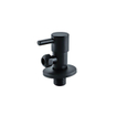 Fortifura Calvi Robinet d'arrêt d'angle avec flexible - flexible 30 cm - 1/2x3/8 - noir mat SW1382517