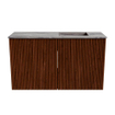 Mondiaz JOYA-DLUX Meuble de salle de bains 70cm - couleur Ruby - Lavabo FAYE position Droite 1 trou de robinet couleur Sombra. SW1425665