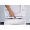 Wiesbaden Shade slim abattant WC softclose et quick release finition brillante blanc SW229133