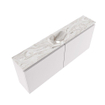 MONDIAZ TURE-DLUX meuble de toilettes 120 cm Cale. EDEN lavabo Glace position milieu. Sans trou de robinet. SW1103185