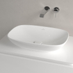 Villeroy & Boch Loop & friends vasque à poser - 56x38cm - rectangulaire sans trop-plein blanc SW644114