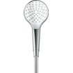 Hansgrohe Croma Select S douchette 1jet EcoSmart 1/2 xØ11cm avec jet pluie (9L/min) blanc/chrome 0605324