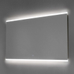 Saniclass Twinlight spiegel 100x70cm met verlichting rechthoek Zilver SHOWROOMMODEL SHOW19094