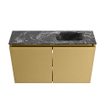 MONDIAZ TURE-DLUX Meuble toilette - 80cm - Oro - EDEN - vasque Lava - position droite - sans trou de robinet SW1105179