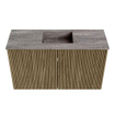 Mondiaz JOYA-DLUX Meuble de toilette 70cm - couleur Dusk - Vasque FAYE position Milieu Sans trou de robinet couleur Oza SW1425975